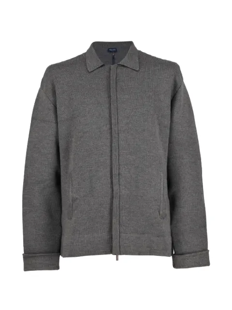 Kenzo Pre-Owned Textured collared sweatshirt