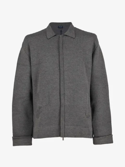 Kenzo Pre-Owned Textured collared sweatshirt