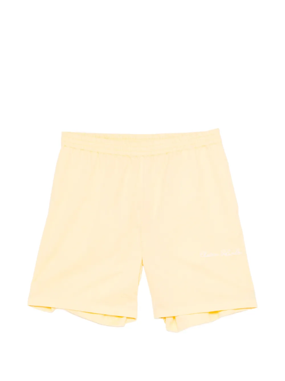 CHATEAU ORLANDO logo-embroidered shorts - Giallo