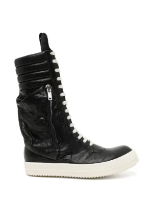Rick Owens Bigrocks Padded Boots | Black | FARFETCH