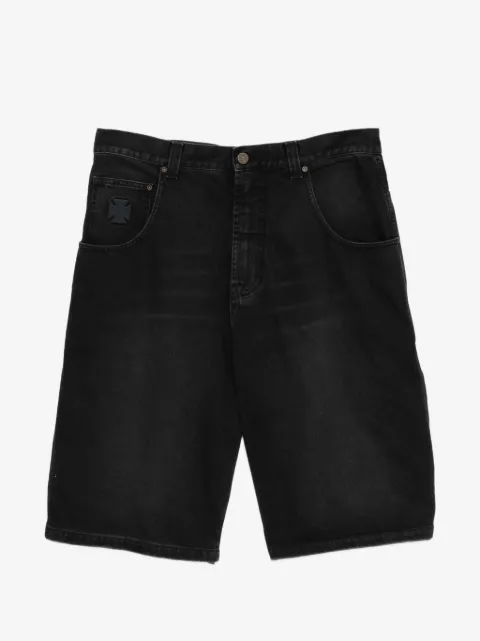 VETEMENTS faded denim shorts
