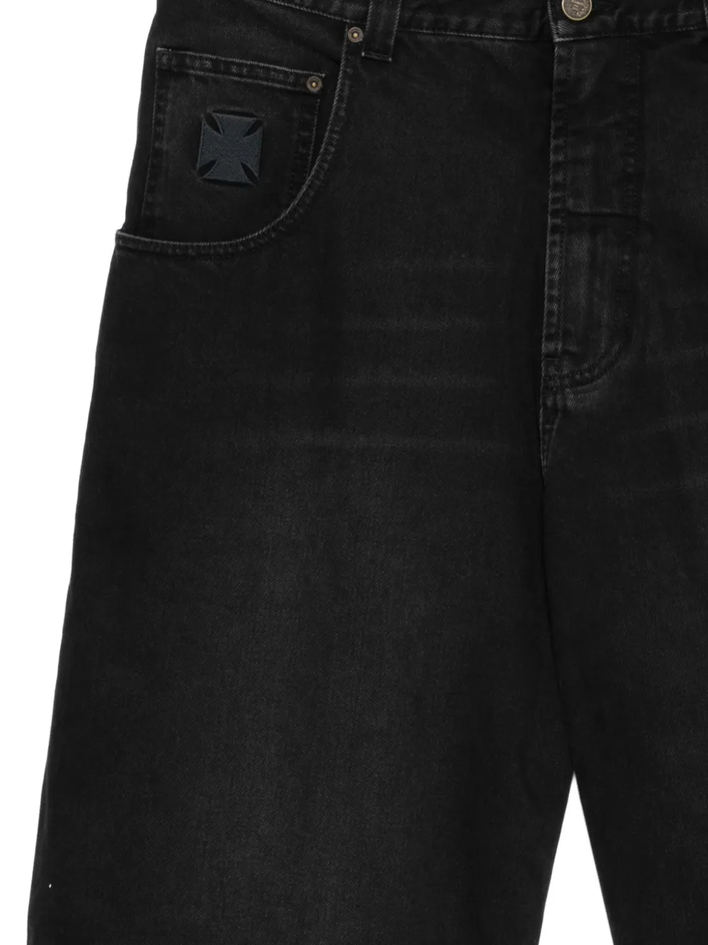 VETEMENTS Denim shorts Zwart