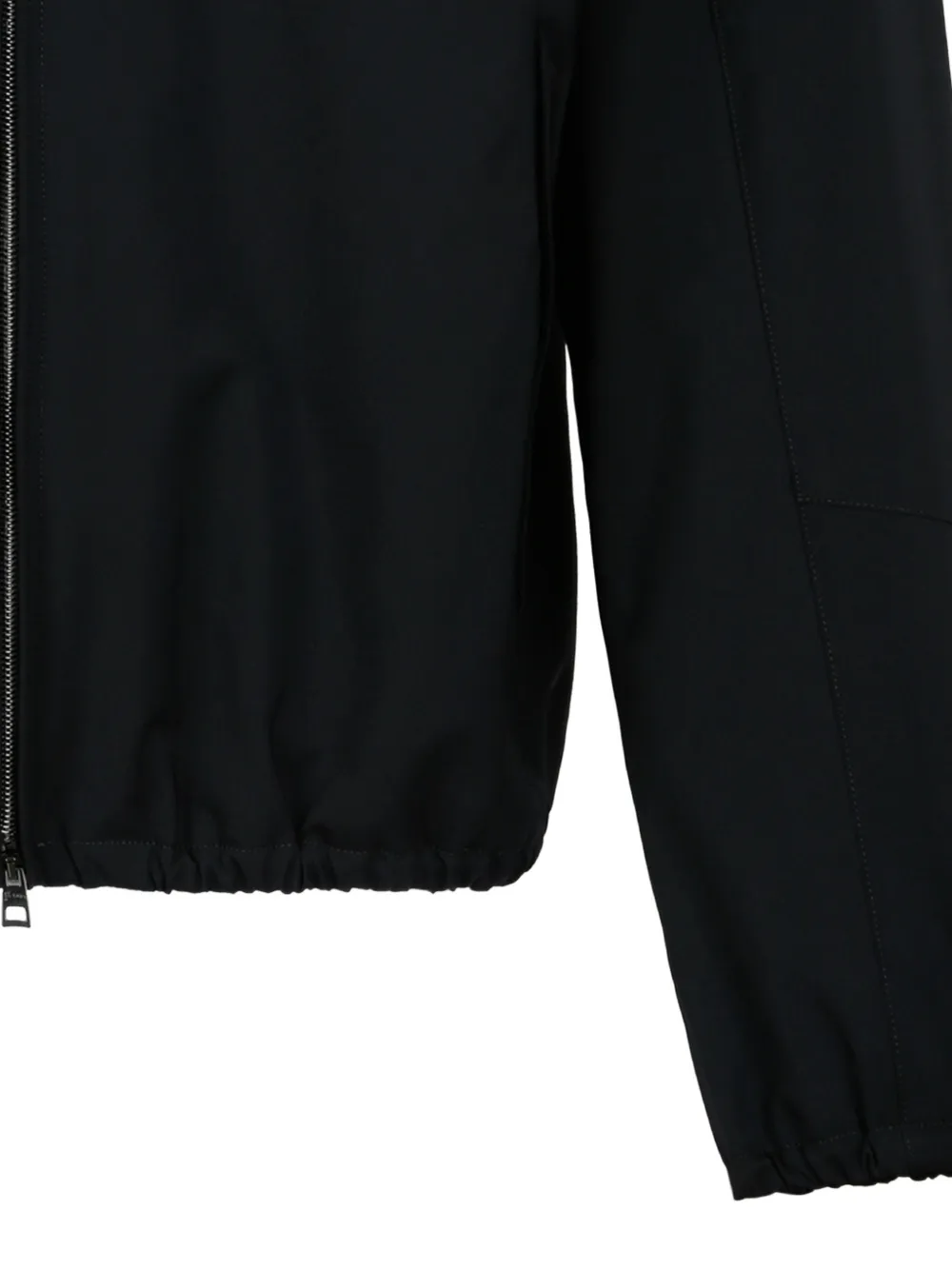 Herno Jack met capuchon en rits Zwart