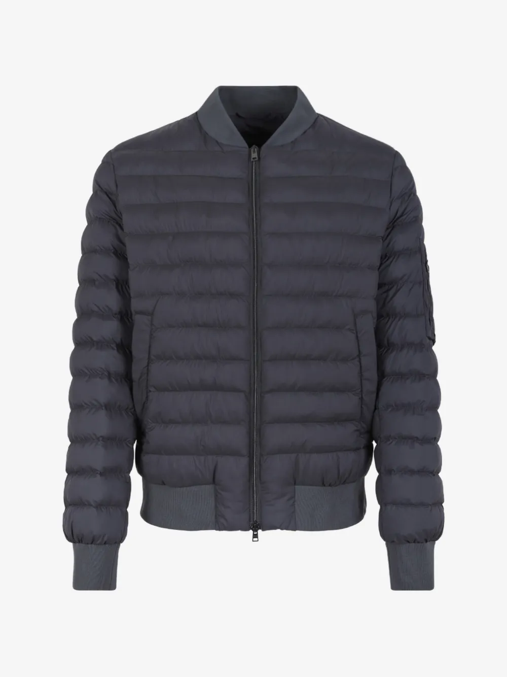 Herno zip quilted jacket | Grey | Image 1
