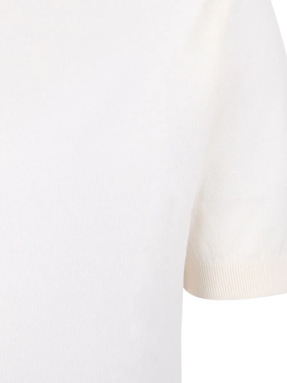 Malo Poloshirt met knopen Beige