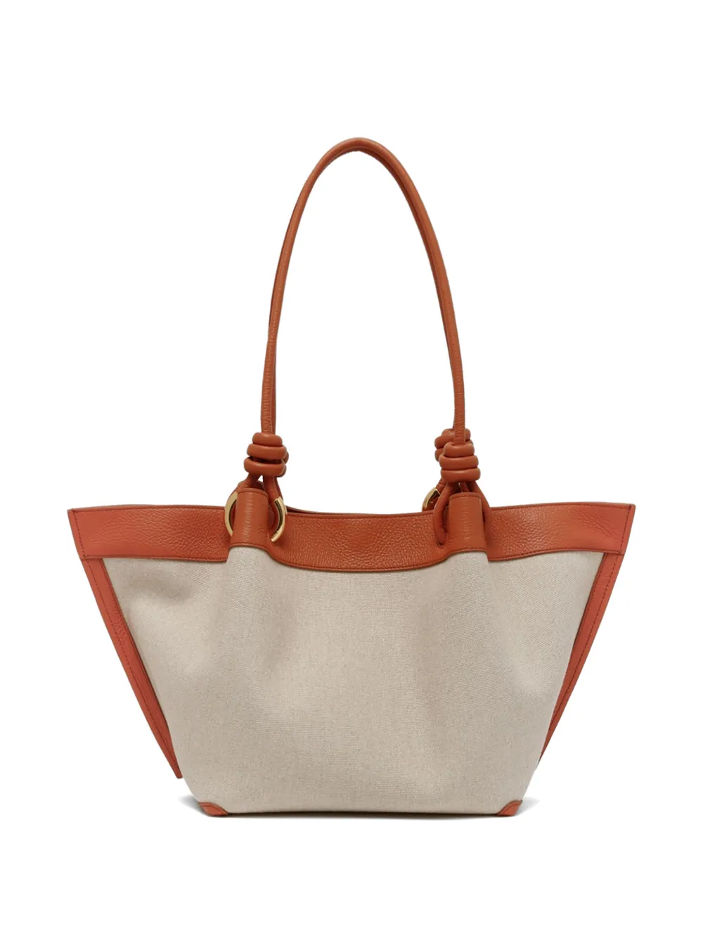 Coccinelle Finn knot-detail tote bag Beige