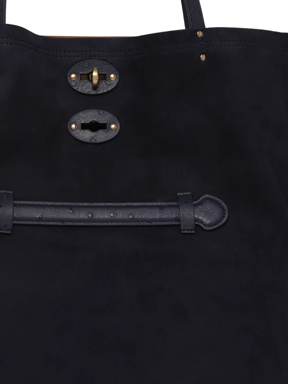 Stud-Embellishment Tote Bag