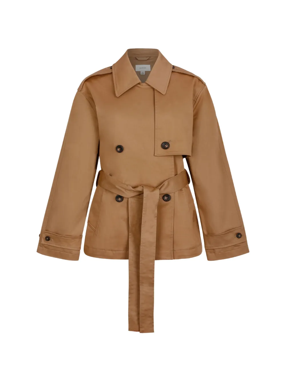 Calvin Klein Doppelreihiger Trenchcoat - Braun