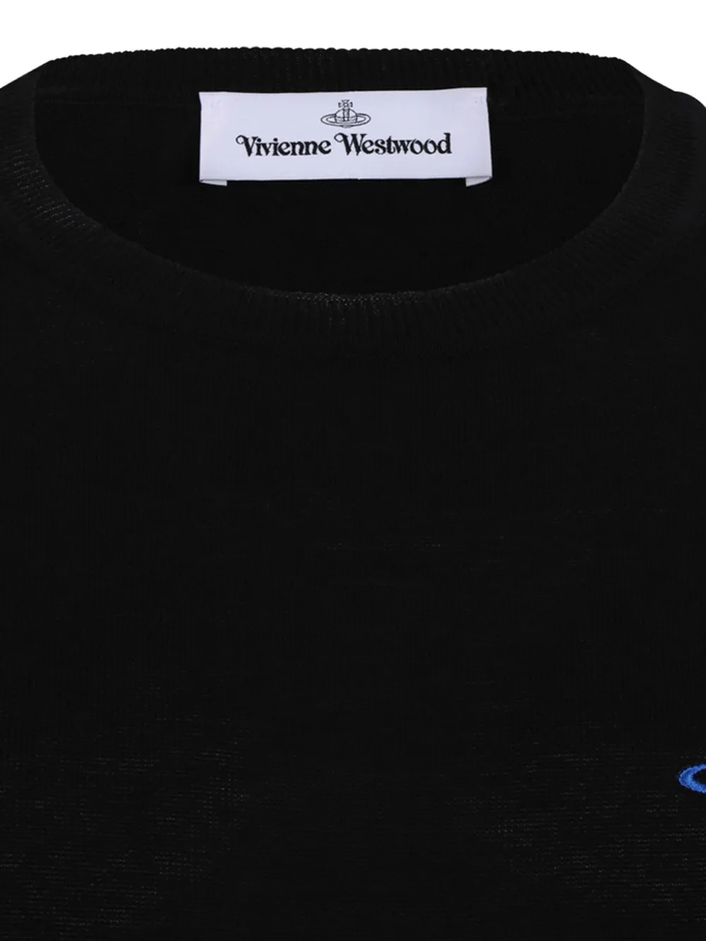 Vivienne Westwood orb-embroidery T-shirt Zwart