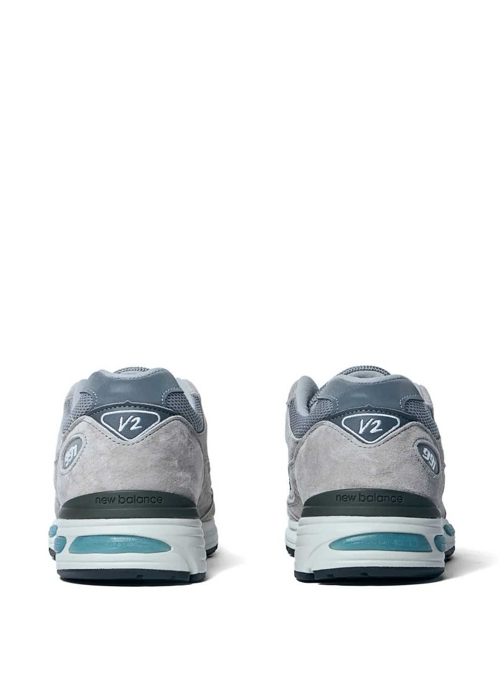 New Balance 991v2 logo-patch sneakers Grijs