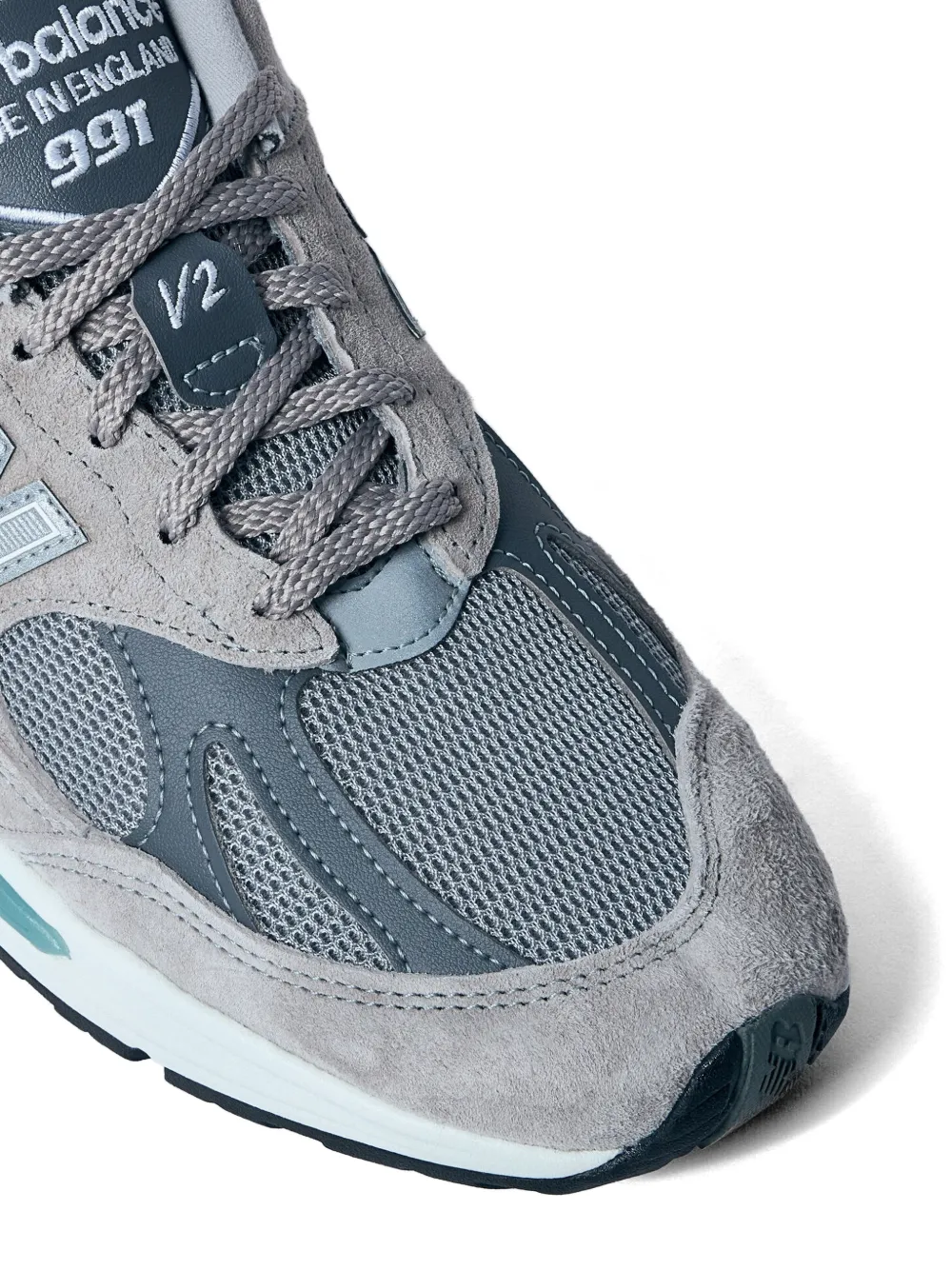 New Balance 991v2 logo-patch sneakers Grijs