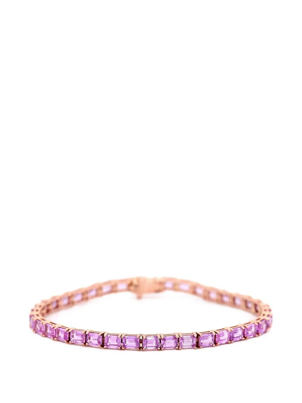 YI Collection pink sapphire tennis bracelet - Rosa