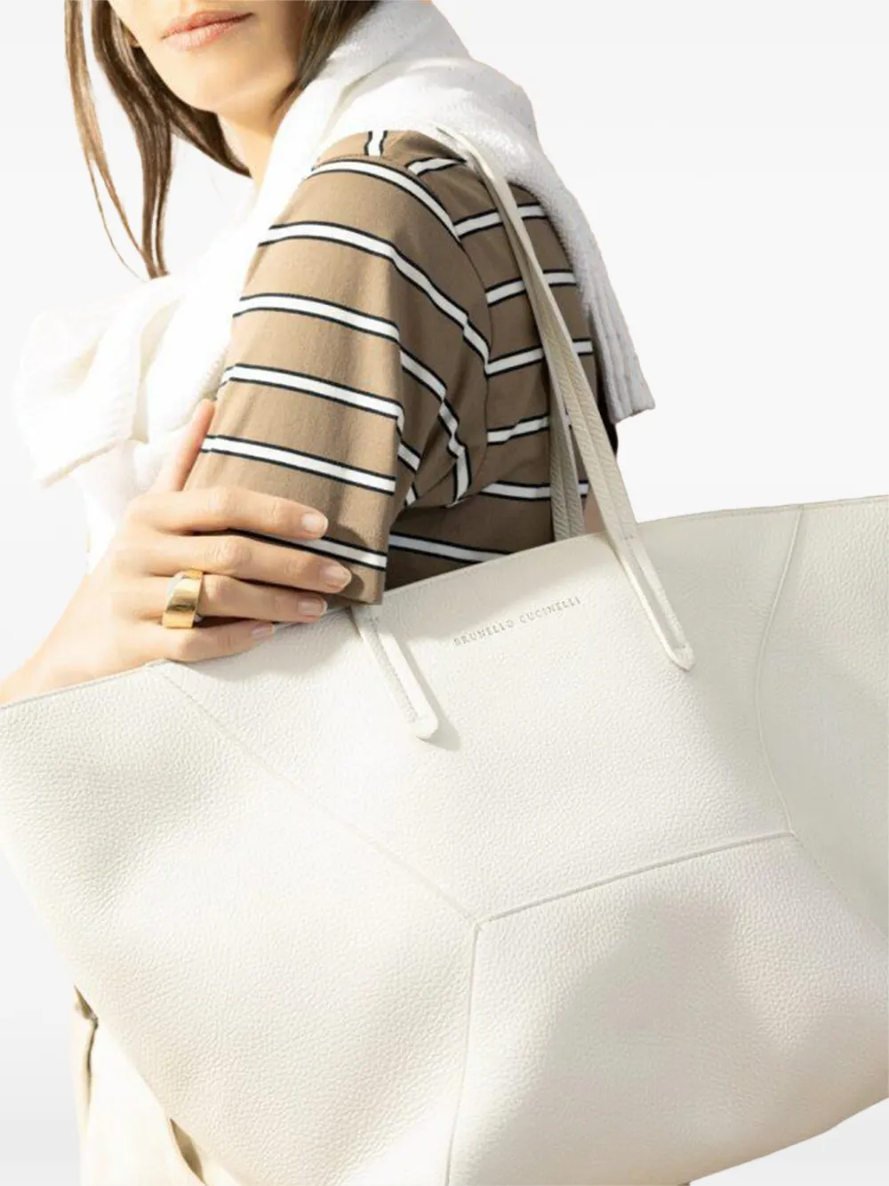  Brunello Cucinelli Duo Tote Bag - Neutrals 