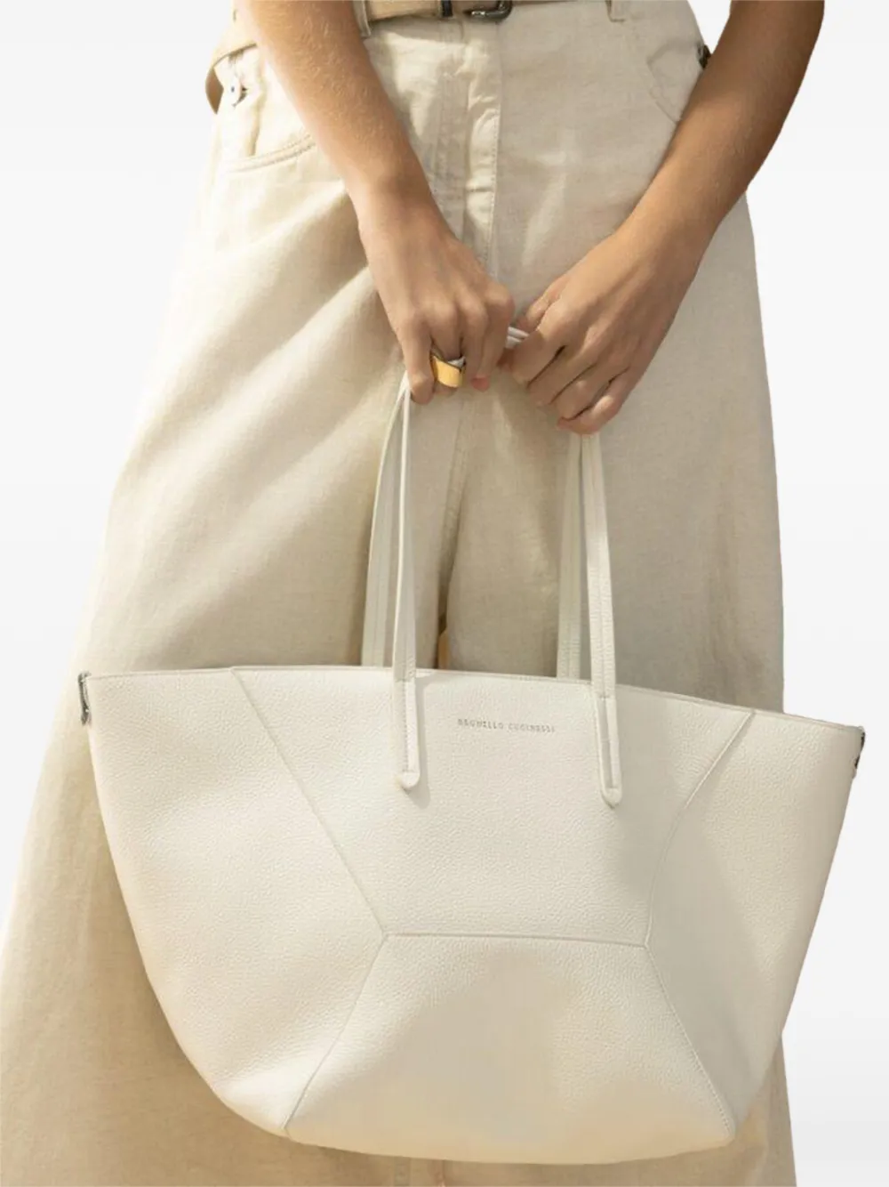  Brunello Cucinelli Duo Tote Bag - Neutrals 