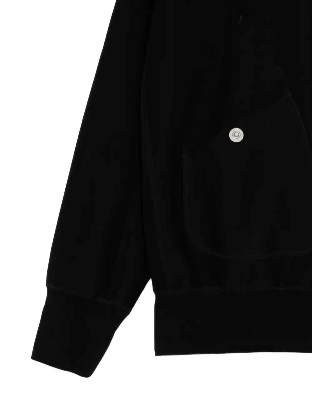 Comme des Garçons Homme Katoenen hoodie Zwart