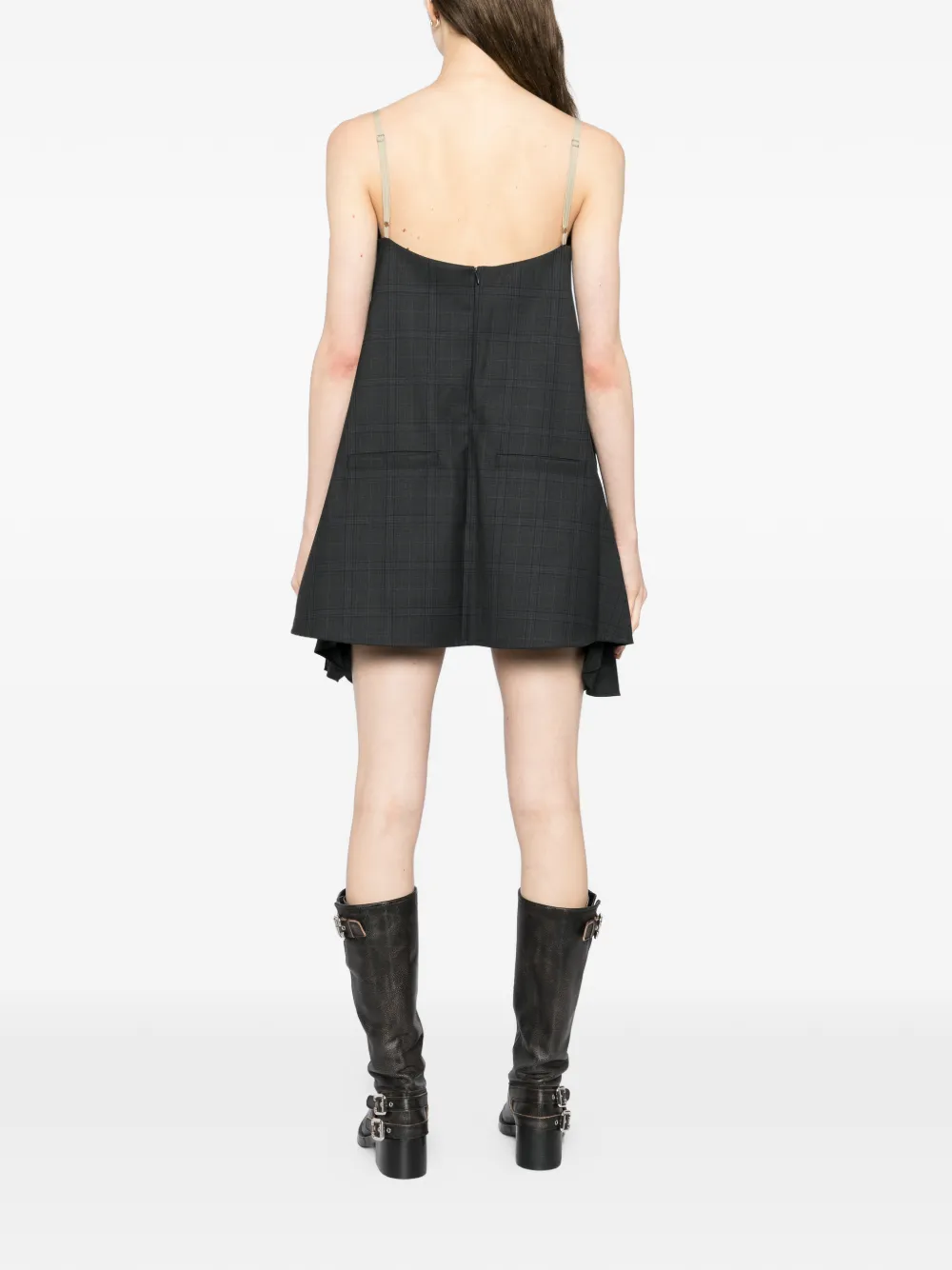 BONBOM Mini-jurk met imitatielaag Grijs