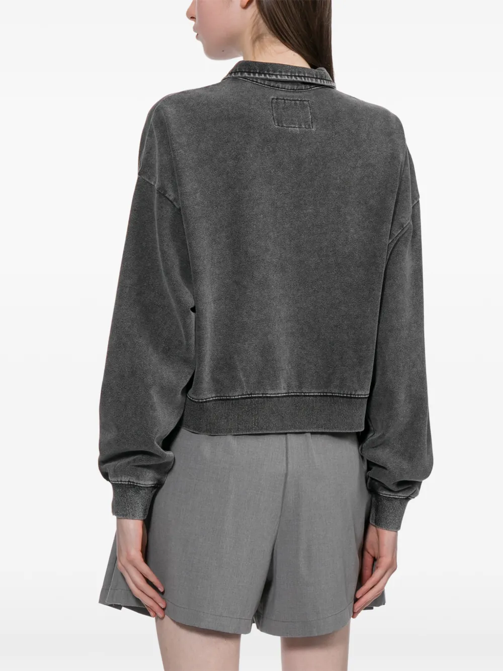 Logo-Patched Half-Zip Sweatshirt