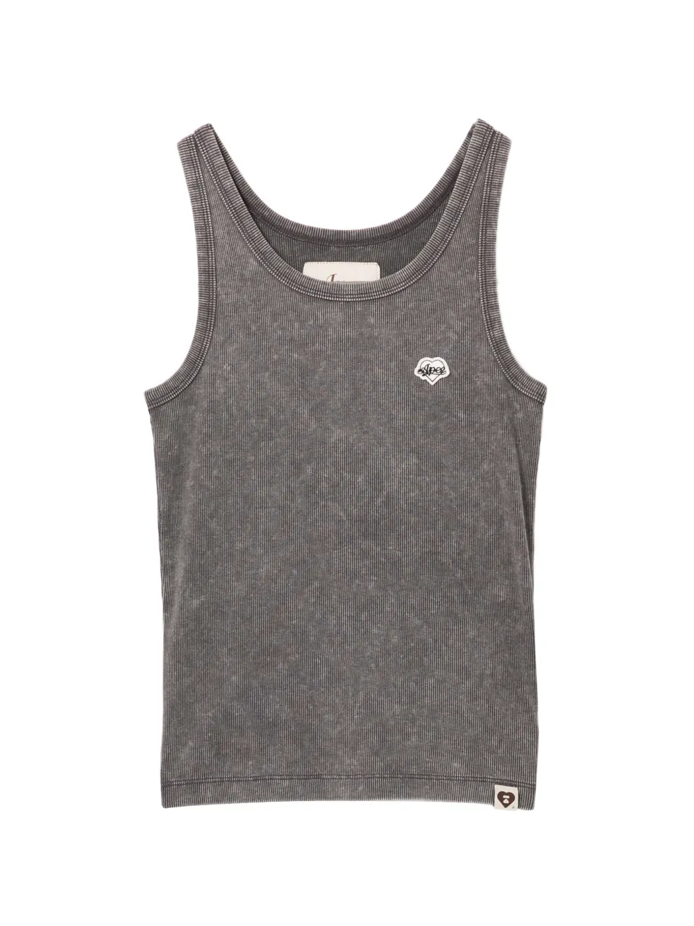 APEE™ by *A BATHING APE® logo-patched round neck tank top