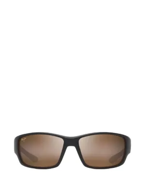 Ray-Ban 偏光レンズ ジオメトリックフレーム サングラス | ブラウン