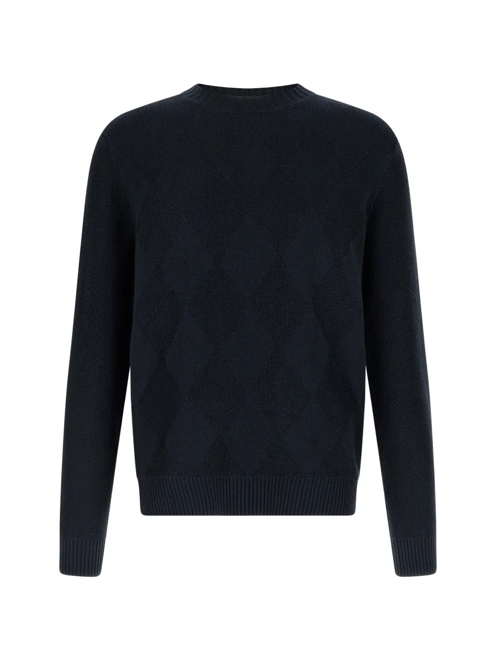 Ballantyne Diamond intarsia sweater - Blu