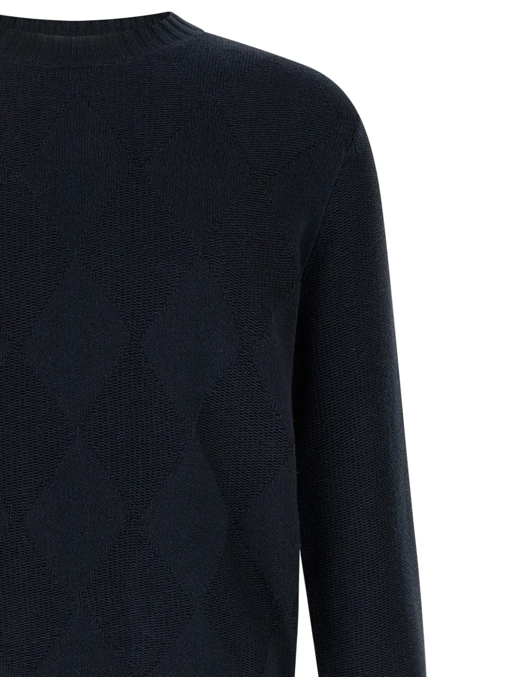 Ballantyne Sweater met ronde hals Blauw