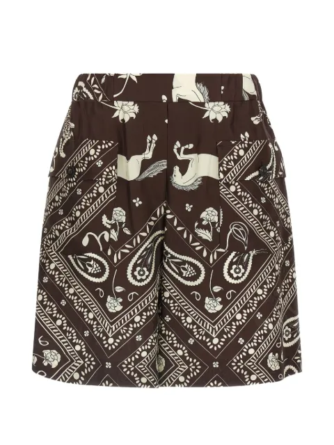 Alberto Biani bandana-print bermuda shorts