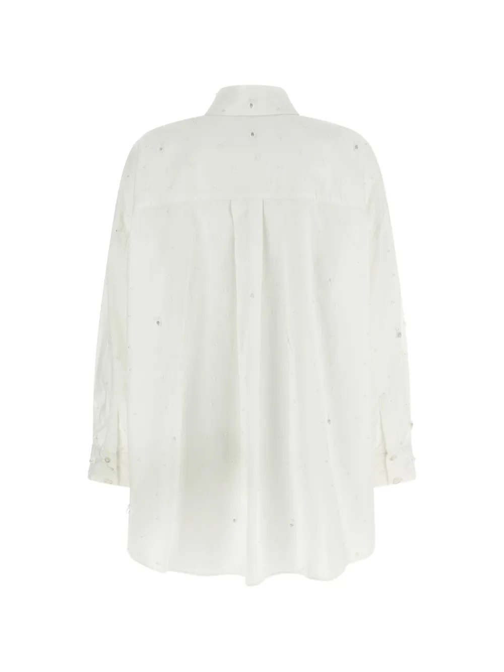 Giuseppe Di Morabito Blouse met kristallen applicatie Wit