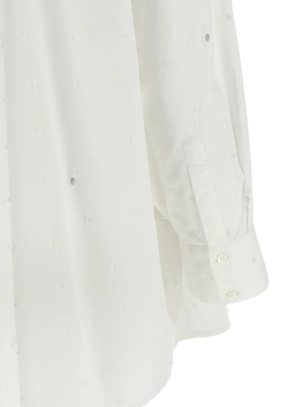 Giuseppe Di Morabito Blouse met kristallen applicatie Wit