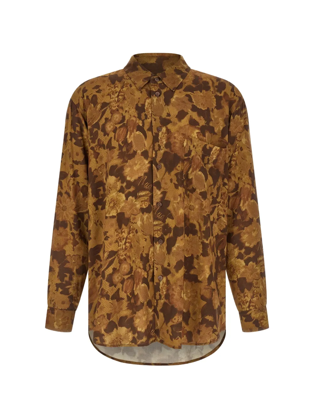 Magliano flower-print shirt - Brown