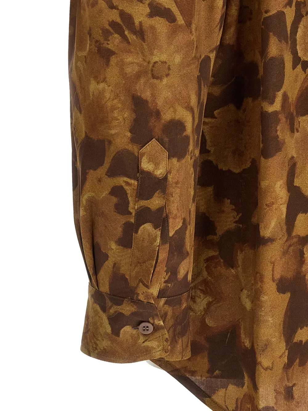 Magliano Overhemd met bloemenprint Bruin