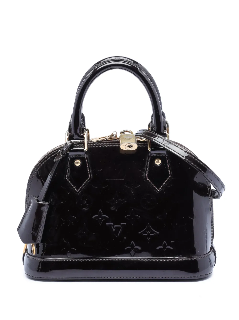 Louis Vuitton Pre-Owned 2013 Monogram Vernis Alma BB satchel - Viola