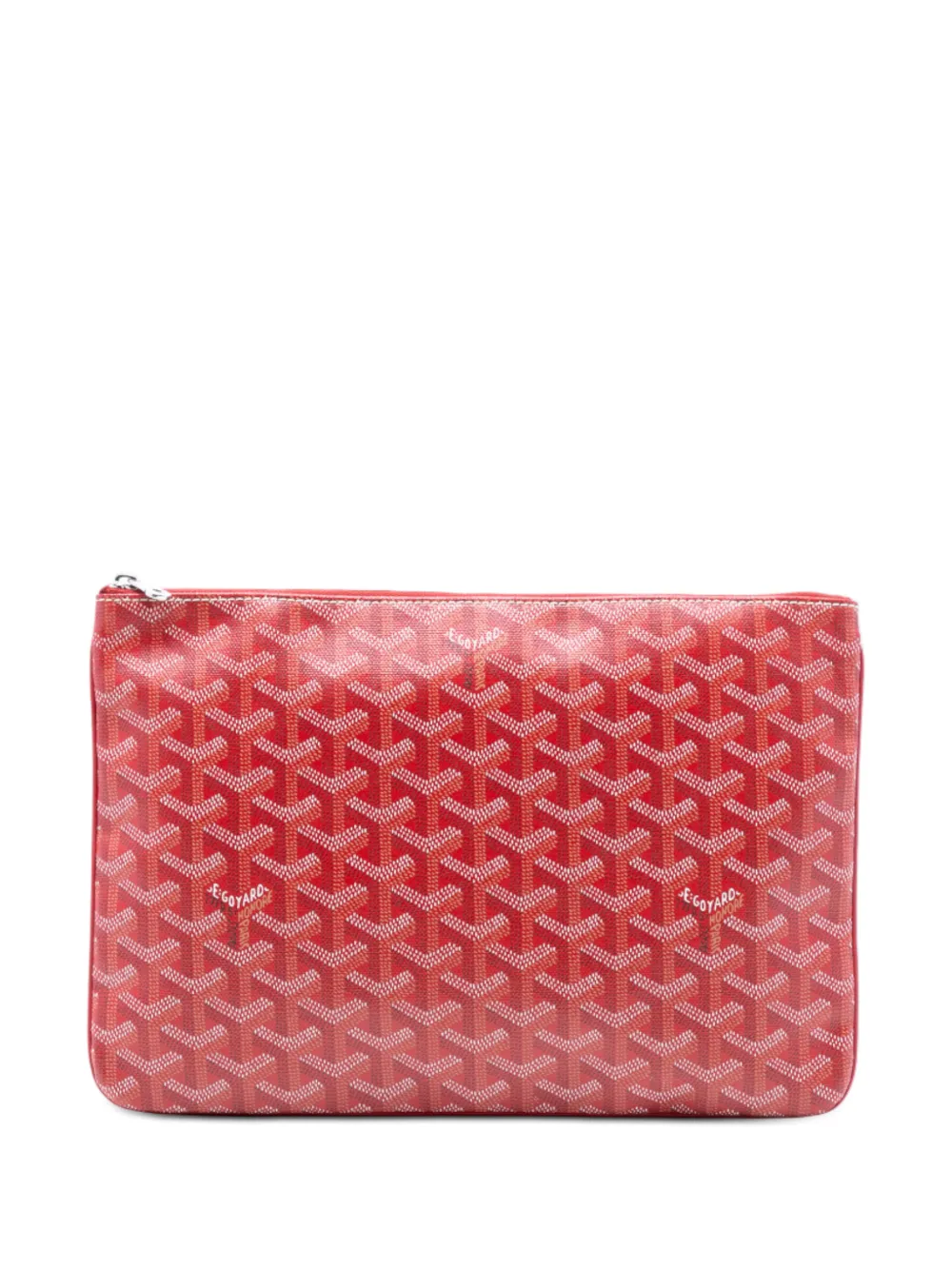 Goyard Pre-Owned 2017 Goyardine Senat MM clutch bag - Rosso