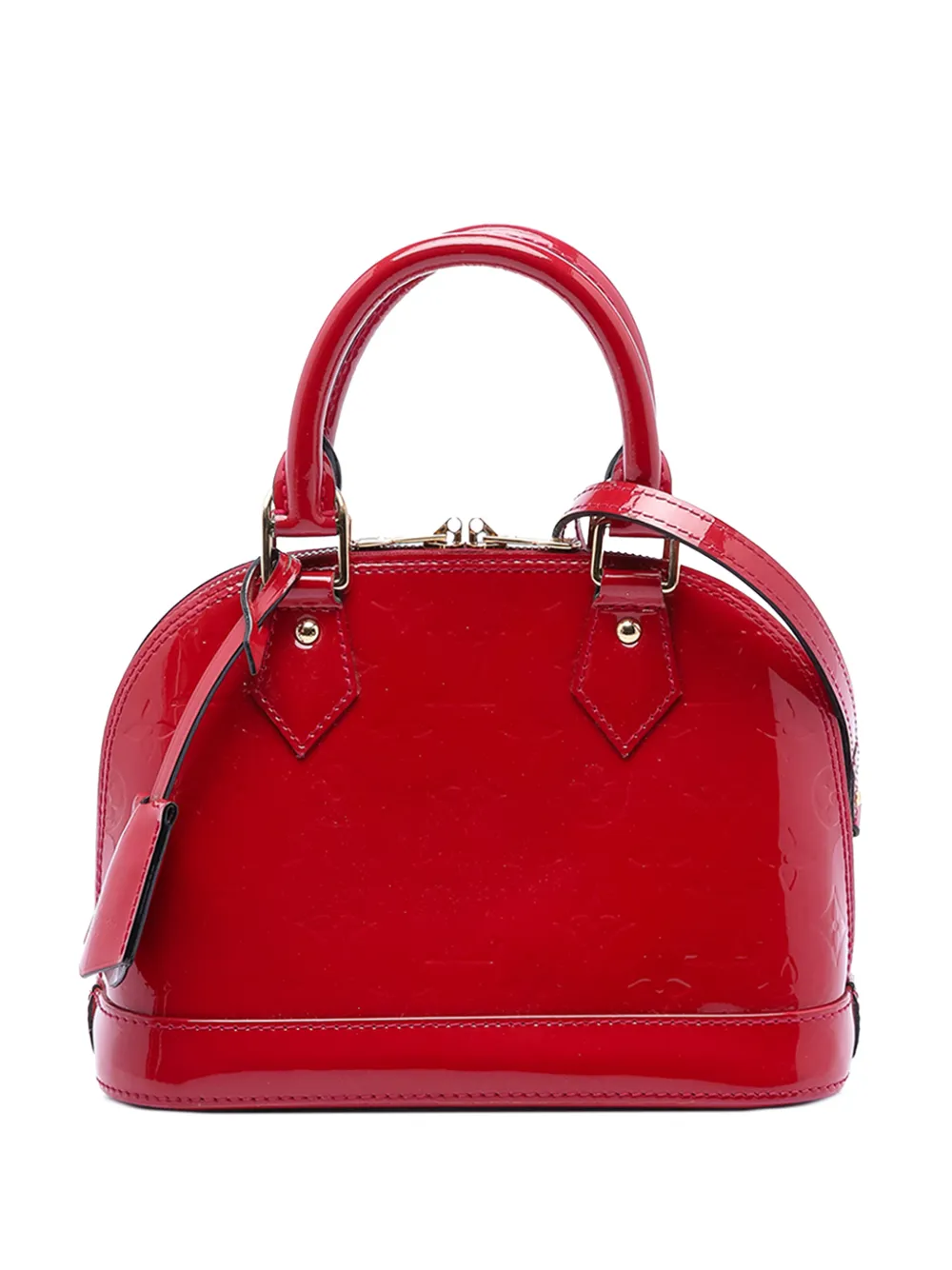 Louis Vuitton Pre-Owned 2014 Monogram Vernis Alma BB satchel - Rosso