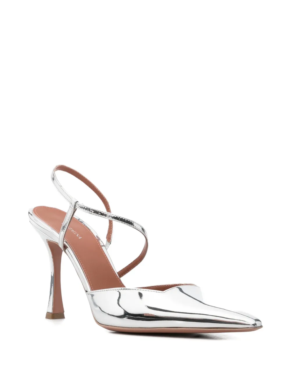 Castagna Pumps met puntige neus Zilver