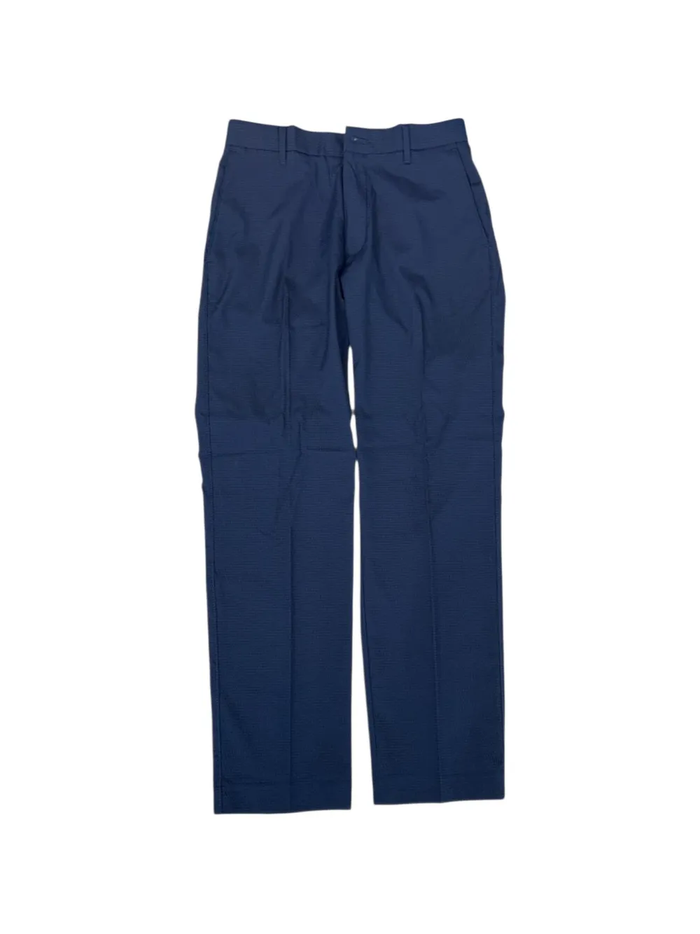 Calvin Klein textured straight-leg trousers - Blu