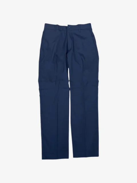 Calvin Klein textured straight-leg trousers