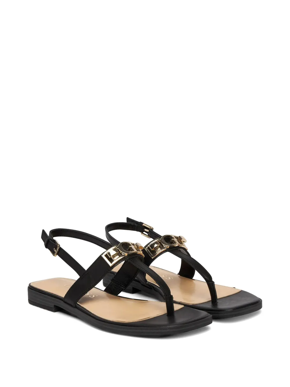 GUESS USA Ramiry T-strap sandals Zwart