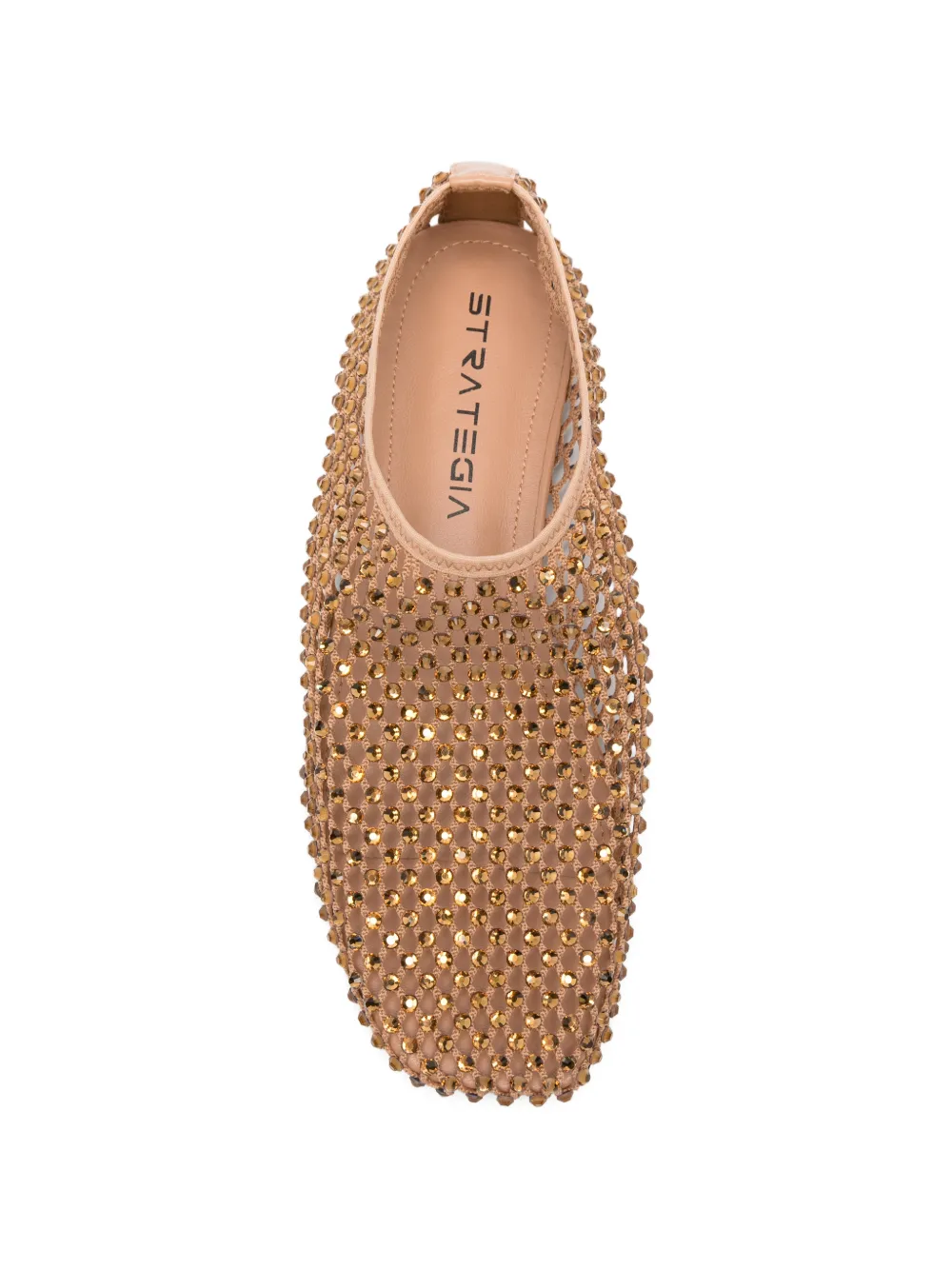 strategia shoes beaded ballet flats Goud