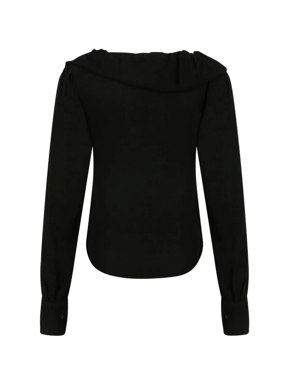 Vivienne Westwood Kendall blouse met ruches en knopen Zwart