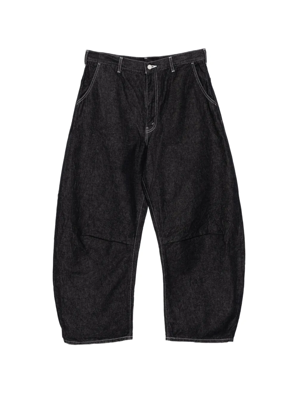 Comme des Garçons Homme contrast stitch trousers - Blu