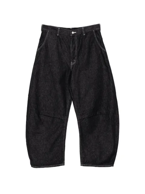 Comme des Garçons Homme pantalones con costuras en contraste