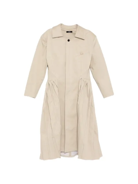 BONBOM abrigo con pliegues