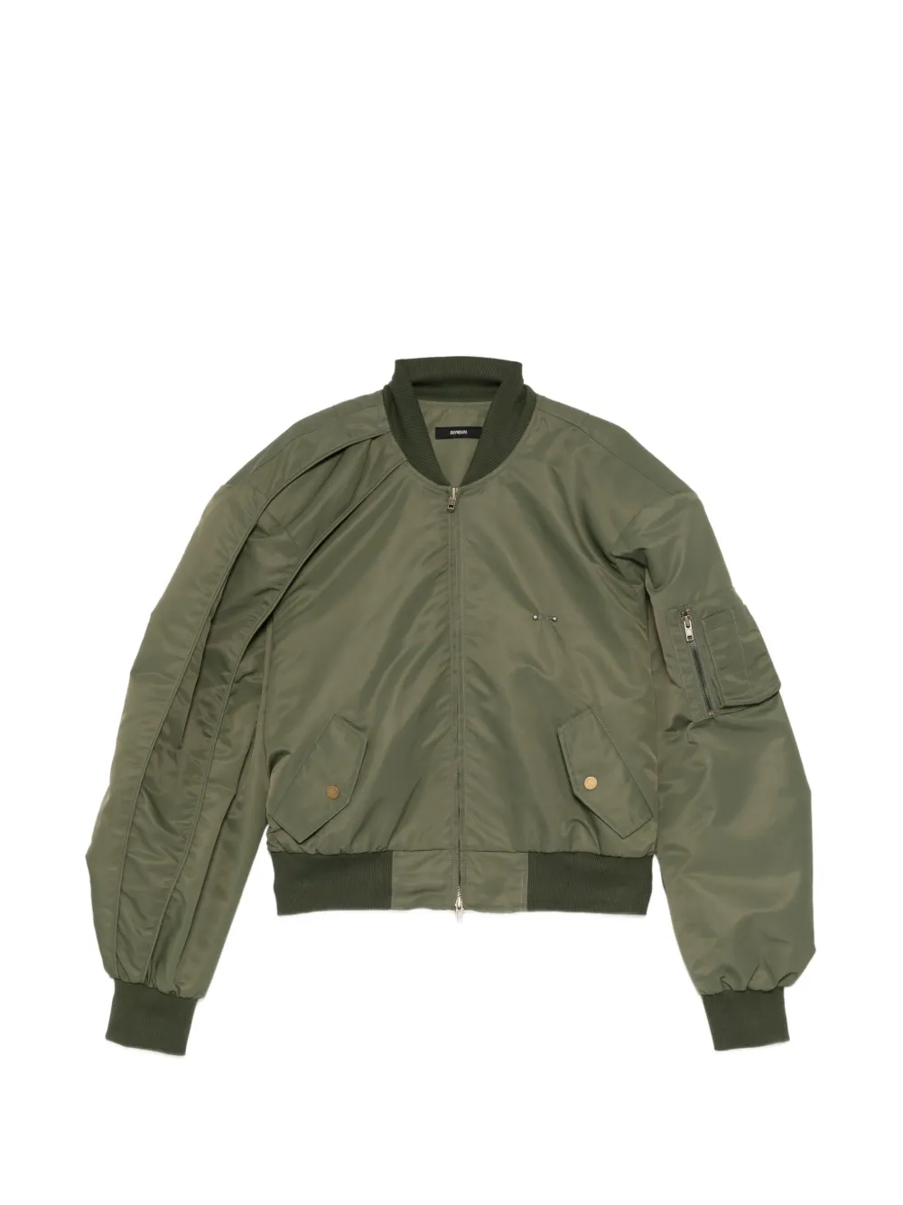BONBOM Bomberjacke mit zwei Falten - Grün