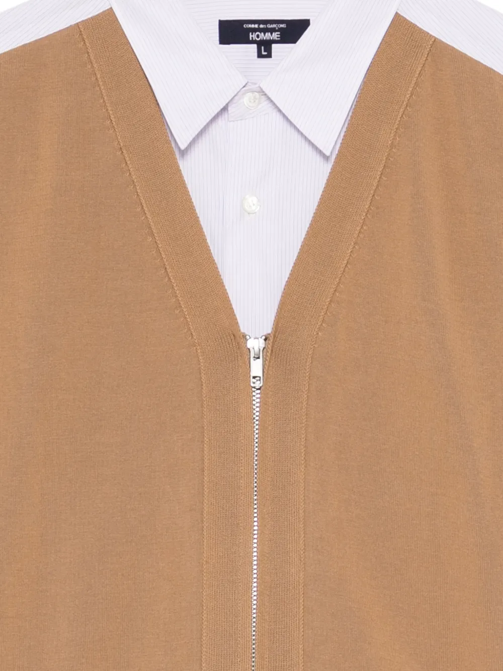  Comme Des Garçons Homme Layered Shirt - Pink 