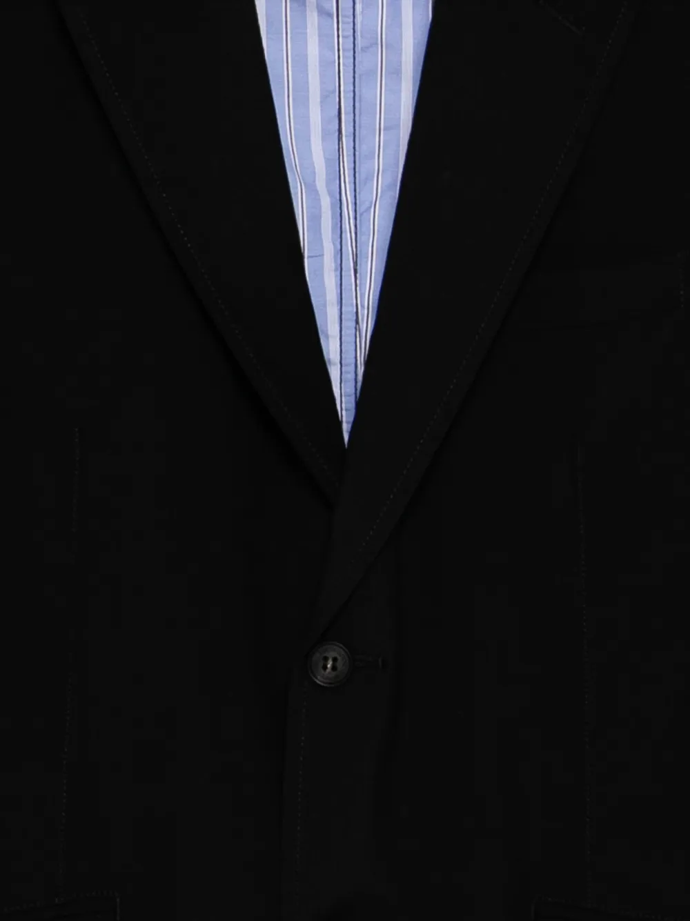  Comme Des Garçons Homme Wool Blazer - Black 
