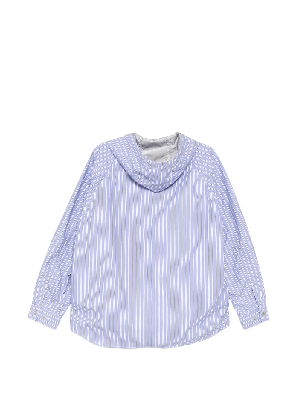  Comme Des Garçons Homme Striped Hoodie - Blue 