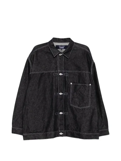 Comme des Garçons Homme contrast-stitch denim jacket