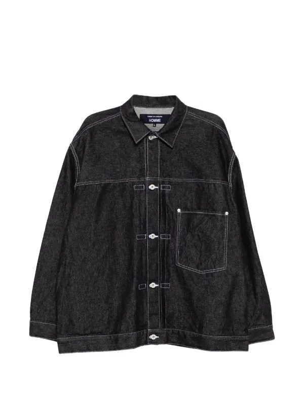 Comme Des Garçons Homme コントラストステッチ デニムジャケット