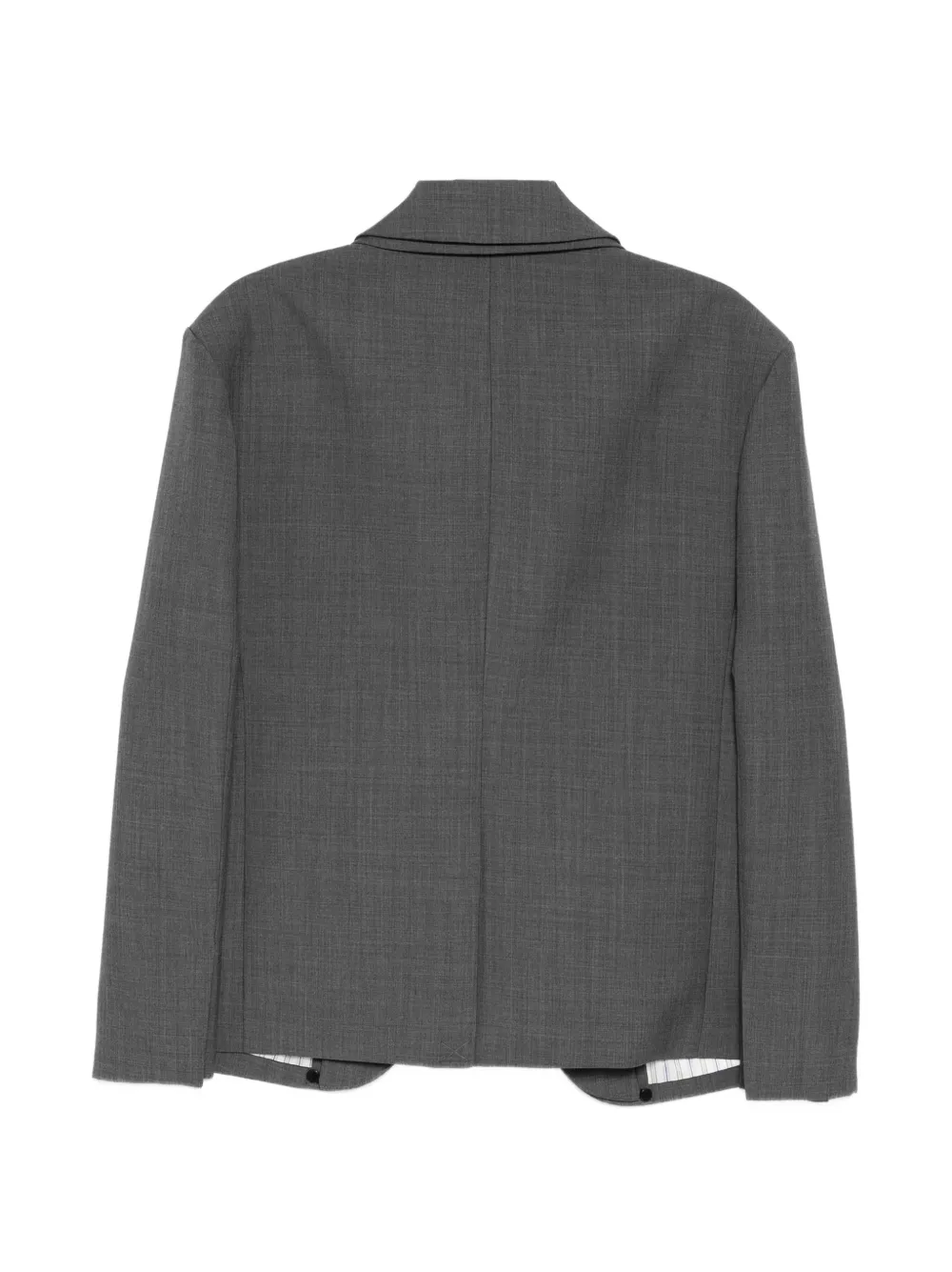 SHUSHU/TONG Peak-lapel Blazer in Grey, view 2