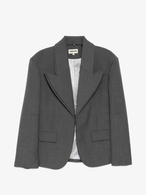 SHUSHU/TONG peak-lapel blazer